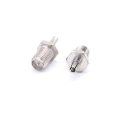 2 Pack Rp Sma Female To CRC9 Adapter Coax Adapter Low Loss CRC9 To Rp Sma Female Rf Coaxial Adapter Coax Jack Connector