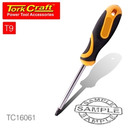 Tork Craft Screwdriver Torx Tamper Proof T9 4X75MM