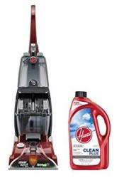 Hoover Power Scrub Deluxe Carpet Washer With Cleanplus 2X 64OZ Carpet Cleaner And Deodorizer