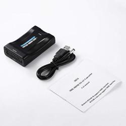 1080P Scart To HDMI Video Audio Upscale Converter Adapter For HD Tv DVD For Sky Box Stb Plug And Play
