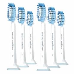 Philips Sonicare Sensitive Replacement Toothbrush Heads For Sensitive Teeth HX6053 64 - 6 Pack