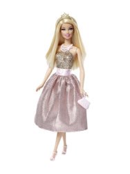 Barbie Princess Doll - Pink And Gold Dress