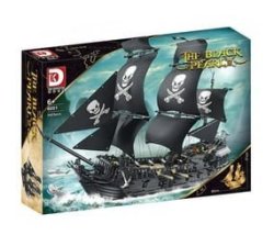 The Black Pearl Pirate Ship Building Blocks - 3423 Pieces