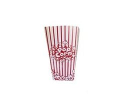 Popcorn Box Red And White - Large - 50 Units