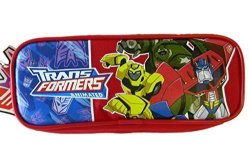 Red Transformers Animated Pencil Bag