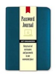 Password Journal: Caribbean Blue Paperback