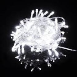 Multi Function Led Lights - White 6m Battery Operated