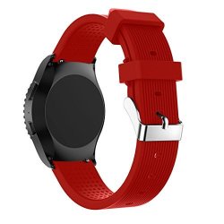 Autumnfall New Fashion Sports Silicone Bracelet Strap Band For Samsung Gear S2 Classic 732 Red