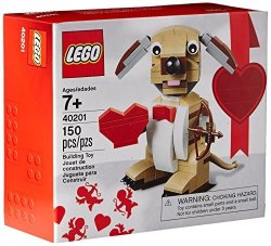 Bricks Lego & More Valentines Cupid Dog 40201 Building Kit