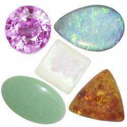 Collectors Dream 5 Different Gemstones All 100% Natural 1.53cts In Total