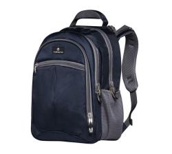 Volkano Orthopaedic Series 15.6 39.6 Cm Backpack In Navy And Grey With Padded Back For Added Comfort During Wear And Air-passage Technology