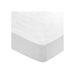 100% Cotton Percale Fitted Sheet- Single XL - Fitted