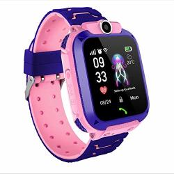 Headytidy Kids Gps Tracker Smart Watch Android ios Insert Card 2G Waterproof Touch Screen Smartwatch Phone Remote Positioning Gps Locator Camera Call Anti-lost Smart Wristband