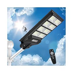 400W LED Solar Street Light Outdoor 20000LM IP66 Waterproof Solar Security Flood Lights Outdoor Motion Sensor Dusk To Dawn Solar LED Light Lamp With