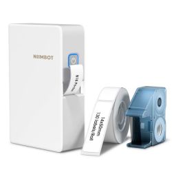 -B18- Bluetooth Thermal Transfer Label Printer Label & Ribbon