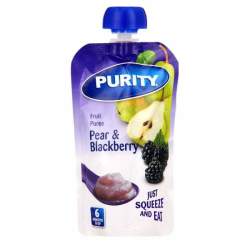 Purity Pouches Pear & Blackberry 110ML