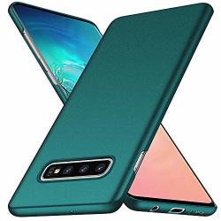 Ornarto Case For Samsung S10 S10 Thin Fit Premium Hard Plastic Matte Finish Anti-scratch Cover Cases For Samsung S10 2019 6.1' Frosted Army Green