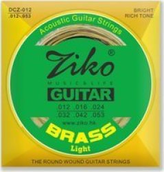 Brass Acoustic Guitar Strings - DCZ012