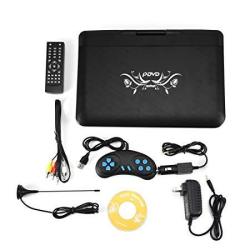13.9INCH HD Portable DVD Player MP3 CD TV Player With Swivel Screen Built-in Rechargeable Battery Supported Sd Card And USB Direct Play Us Pl