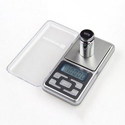 Uniweigh 200G0.01G Electronic Lcd Display Scale MINI Pocket Digital Scale For Jewelry Kitchen Scale With 100G Calibration Weight