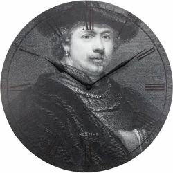 50CM Rembrandt Wood Round Wall Clock