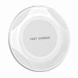 Ocamo Charging Station Qi 10W Fast Charger Wireless Charging Pad For Huawei P30 MATE 20 Pro Samsung S10 White