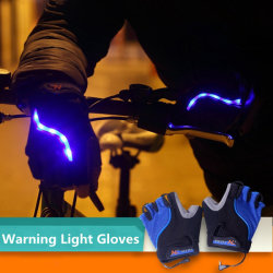 Cycling Gloves Led Lighting Half Finger Gloves