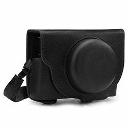 Megagear MG1729 Ever Ready Genuine Leather Camera Case Compatible With Sony Cyber-shot DSC-RX100 Vii - Black