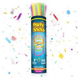 PartySticks partysticks moondance glow sticks and connectors - 40pk glow in  the dark party favors with 16 glow sticks party decorations a