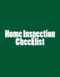 Home Inspection Checklist Paperback