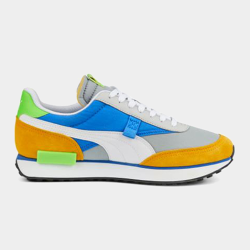 Puma Men's Future Rider Play On Tangerine Sneaker