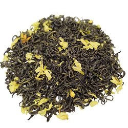 Usda Jasmine Green Tea Organic Loose Leaf Benefits Green Tea Scented With Jasmine Flowers Blossom 4.23OZ 120G Premium Flavor Decaf Tin Can Packed Chinese Tea