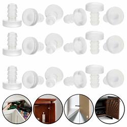110PCS Glass Table Top Bumpers Fits 3 16 Inch Holes Soft Stem Bumper Anti Collision Embedded Rubber Bumpers Clear Rubber Grippers Patio Table Spacers For