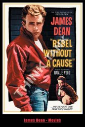 James Dean - Rebel Without A Cause - Metal Sign
