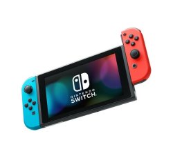 Nintendo Switch Console with Neon Red & Neon Blue Joy-con