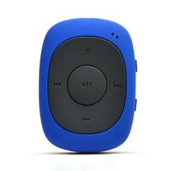 Agptek G02 8GB Clip MP3 Player With Fm Shuffle Portable Music Player With Sweatproof Silicone Case For Sports Blue