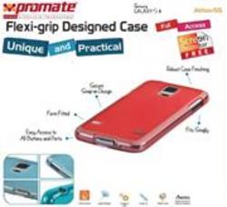 Promate Akton Samsung Galaxy S5 Red Flexi-grip Designed Protective Shell Case