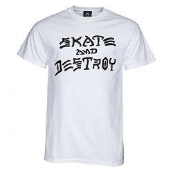 Thrasher Skate And Destroy T-Shirt - White - XL