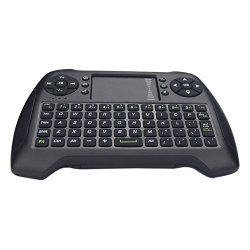 MINI Keyboard Shzons Wireless Illuminated Keyboard Touchpad Mouse Combo T16 2.4GHZ Remote Control Keyboard For Smart Tv Htpc Iptv Android Tv Box XBOX360 PS3
