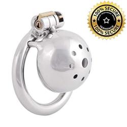Ternence Metal Chastity Device Male Comfortable Virginity Lock Chastity Belt With Small Cage 1.77 Inch 45MM