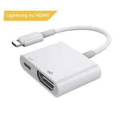 Lighting To HDMI HDMI Adapter Phone To HDMI Adapter 1080P HDMI Av Adapter Sync Screen Device For Phone pad