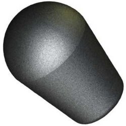Innovative Components AN6C-S5S21 1.63" Tapered Shift Knob 3 8-16 Steel Zinc Insert Black Soft Touch Pack Of 10