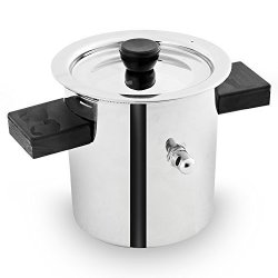Indiabigshop Stainless Steel Cookware Milk Boiler 51-OUNCE Capacity