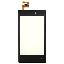 Zhangfei Phone Screen Replacement Touch Panel With Frame For Nokia Lumia 520 Black Color : Black