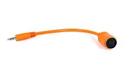 Novation 6-INCH 1 8" To Midi Female Cable - Orange