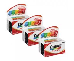 Centrum Active Multivitamin 30 Tablets - 3 Pack