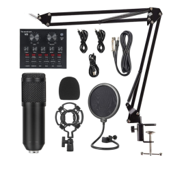 Podcast Equipment Bundle Condenser Microphone Kit Studio Recording
