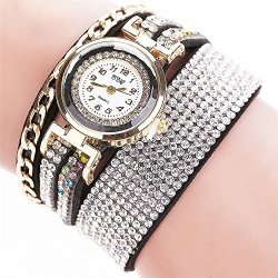 Womens Bracelet Watches Cooki On Clearance Lady Watches Female Watches Cheap Watches For WOMEN-Q6 Black