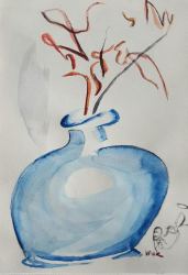 Blue Vase" By Peter Wink