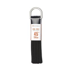 Sofsole Athletic Oval Laces 45 Black